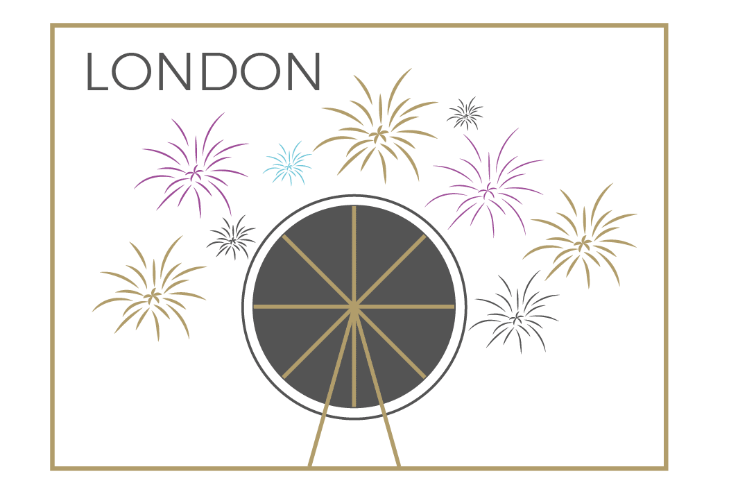 London celebration icon
